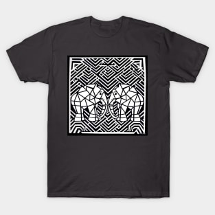 Geometric Elephants 2 T-Shirt